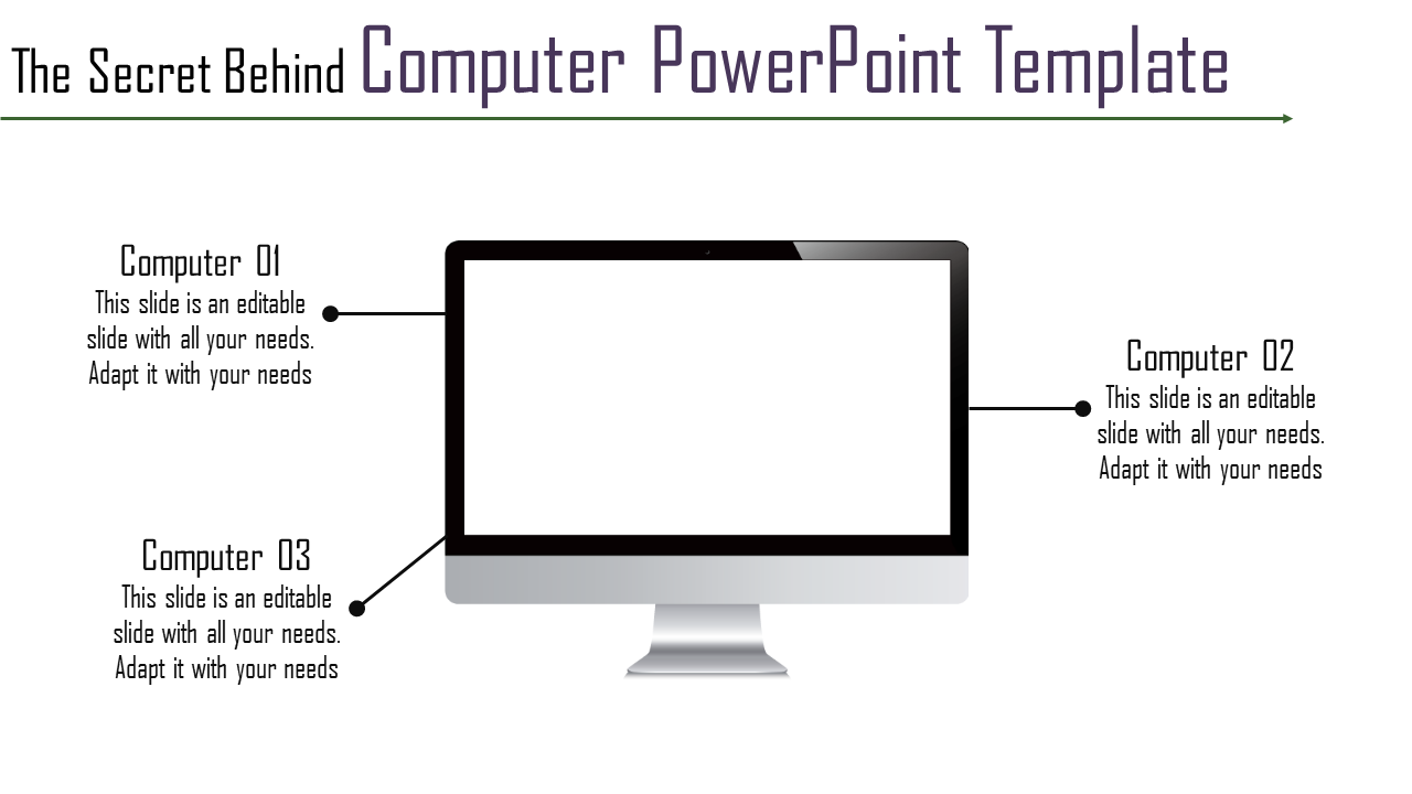 Amazing Computer PowerPoint Template Slide Designs